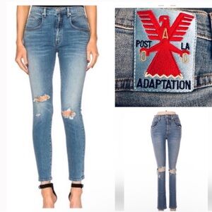 Post LA Adaptation High Rise Seamed Skinny Jean Revolve 27